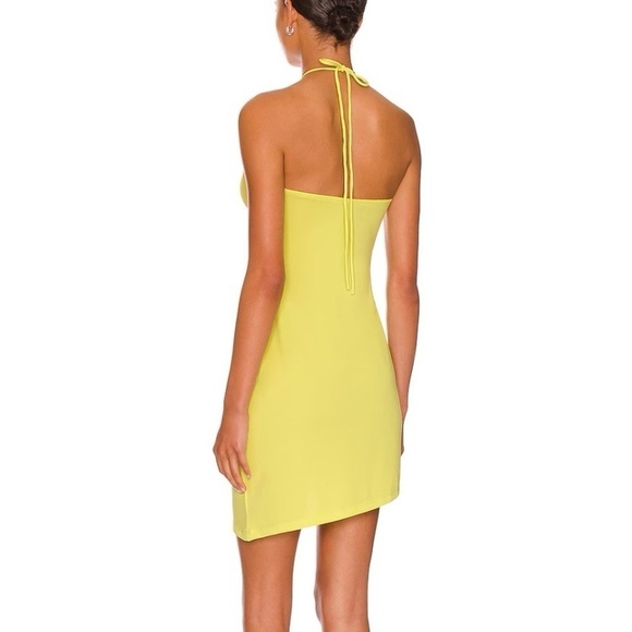 L’Academie NWT Mira Mini Dress in Limelight Size Medium - Picture 2 of 7
